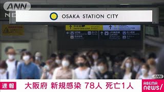 新型コロナ　大阪で新たに78人感染　1人死亡(2021年7月5日)