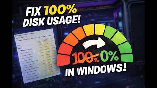 How To Fix 100% Disk Usage in Windows 10/11 (2026 Working Method)