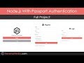 Node.js With Passport Authentication | Full Project