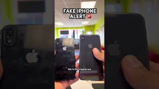 ⚠️FAKE IPHONE ALERT⚠️ YOU MUST WATCH THIS ! 😱 #shorts #apple #iphone13 #ios #iphone #fake #android