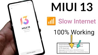 Miui 13 slow internet problem | some apps net issue