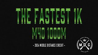 Men 40【市民ランナー 中距離 No.1 決定戦】2024 MDC FASTEST 1K