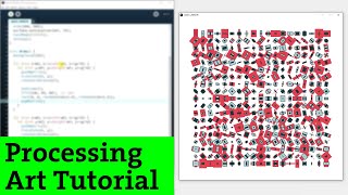 Ep.12 Processing Art tutorial | Generative Grid Drawings (Creative coding)