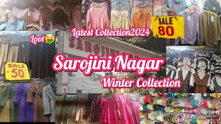 Sarojini Nagar Market Delhi || Latest Winter Collection 2024 ||Cheapest Price😱🛍💫🤑🥶