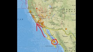 Gulf of California Earthquake activity. X-flare potential. Tuesday night update 4/16/2024