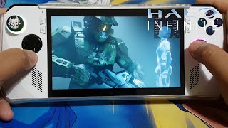 Halo Infinite Best Graphic Settings Gameplay on Asus ROG Ally Z1 Extreme