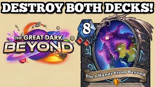 WTF IS THIS DEATH KNIGHT LEGENDARY? Destroy both players' decks! New Starship pieces!