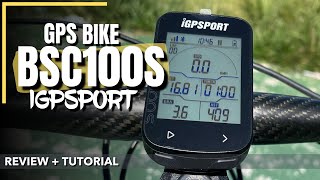 GPS IGPSPORT BSC100S - REVIEW + TUTORIAL COMPLETO