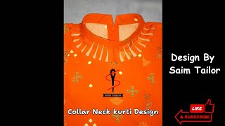 Collar Neck kurti Design #sewing #diy #collar