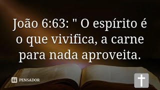 Mensagem amiga (João 6:63)