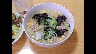 【今日の】「屋台十八番 なま味 しお」でタンメン【昼食】