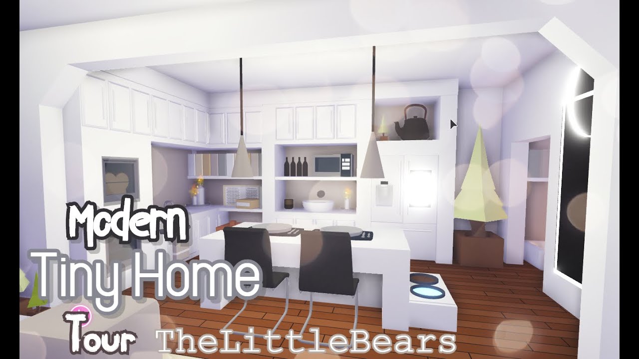 ADOPT ME MODERN TINY HOME TOUR! || TheLittleBears ♡ - YouTube