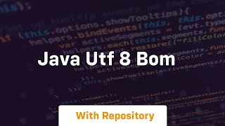 java utf 8 bom