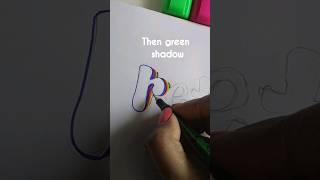 Retro Font Tutorial ✨💜 #shorts #youtubeshorts #font #tutorial #handlettering #lettering