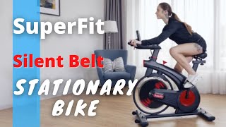 Indoor SuperFit Silent Belt Recumbent Exercise Bike Upright Stationary Bike