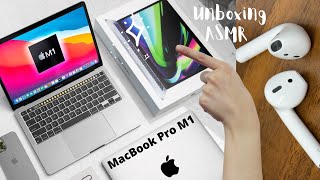 Apple M1 Chip | MacBook Pro 2021 | Air Pods Pro | ASMR Unboxing & First Look super fast🔥