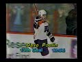 flyers dave poulin sh breakaway goal vs calgary 1 13 85