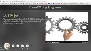 7 Uploading Assignments to Foliotek