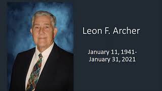 Celebration of Life - Leon Archer