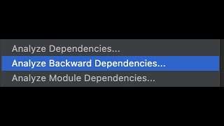 Backward Dependencies Analysis