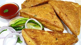 Masala Bread Besan Toast in Just 5 mins - Quick Breakfast Recipe-Spicy Masala Toast