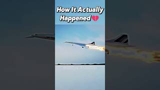 Air France Flight 4590 | What Was Supposed To Happen💔 #aviation #sad #shorts #planecrash #concorde