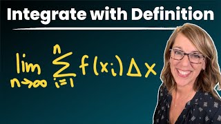 Evaluate Using Definition of integral | Areas Using Limit Definition and Sigma Notation