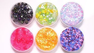 【DIY】６種類のスライム作ってみた #2【slime ASMR】