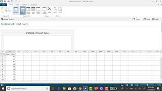 Dotplot in Minitab Express