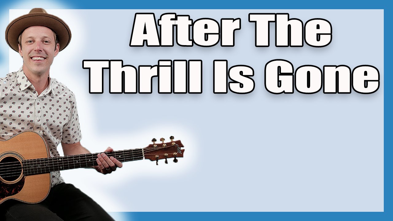 Eagles After The Thrill Is Gone Guitar Lesson + Tutorial - YouTube