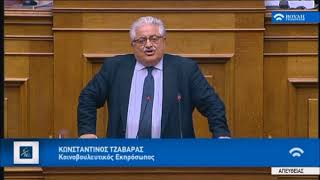 Η απάντηση Κώστα Τζαβάρα στον Νίκο Βούτση κατά τη συζήτηση του \