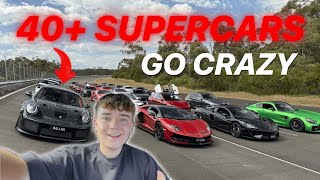 40+ Supercars go CRAZY at Drive Experience day - Donuts, Drag racing + MORE