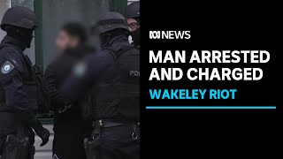 NSW police arrest man, lay first charges over riot outside Wakeley church | ABC