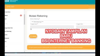 Migrasi BSM Net Banking ke Bank Syariah Indonesia Internet Banking Tampilan BSI internet Banking