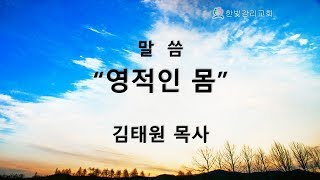 천안한빛감리교회 영적인 몸 (2020419) (고린도전서15:42~46)