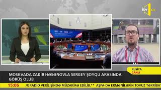 Moskvada Zakir Həsənovla Sergey Şoyqu arasında görüş olub