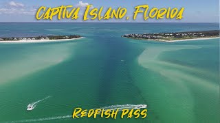 Captiva Island, Florida - Aerial Footage of Redfish Pass \u0026 Dolphins!!