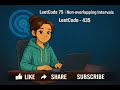 LeetCode 75 | Non-overlapping Intervals | Leetcode - 435