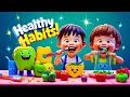 Good Habits Song for Kids  Stay Clean, Brush Teeth, & Eat Veggies! @ZubiDubiKids