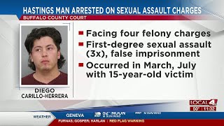 Hastings man arrested on sexual assault charges
