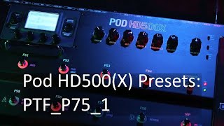 Line 6 POD HD500 / HD500X Preset - Park P75 Amp