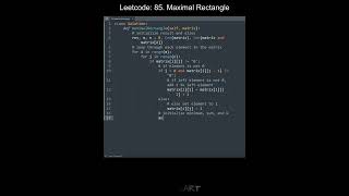 Leetcode 85. Maximal Rectangle in Python | Python Leetcode | Python Coding Tutorial | Python ASMR