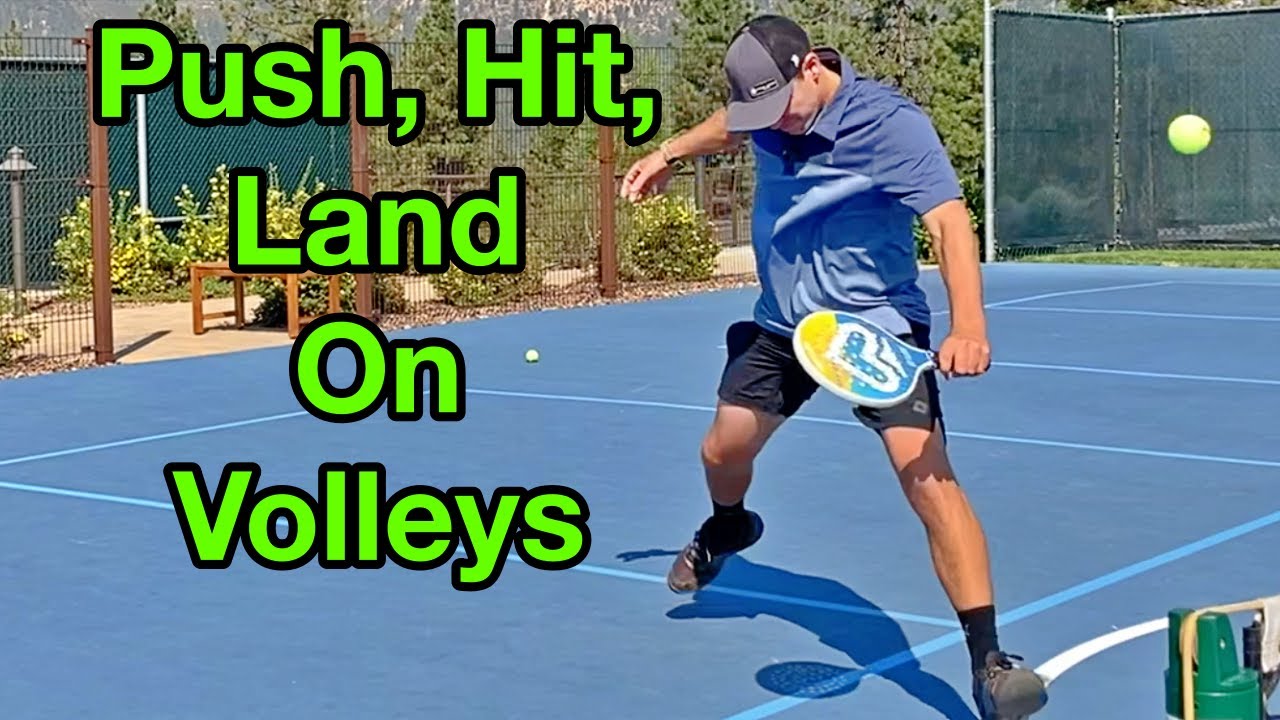 Push-Hit-Land On Volleys (Spec Tennis Technique) - YouTube