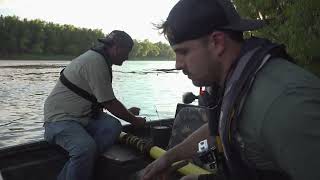 Catfishing on Trotlines on the Mississippi River