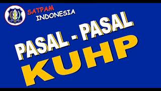 Pasal-pasal KUHP