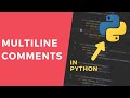 Multiline Comments - 1 Minute Python Tutorial #shorts