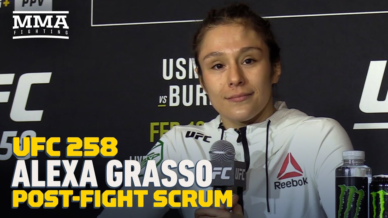 Alexa Grasso UFC 258 Post-Fight Press Conference - MMA Fighting - YouTube