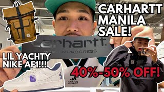 CARHARTT MANILA YEAR END SALE! PRICE REVEAL! + LIL YACHTY AF1 SITTING AT COMMONWEALTH?!