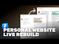Live Build: Personal Website in Framer (Complete Tutorial + Template)