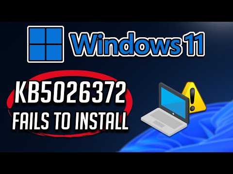 ИСПРАВИТЬ Центр обновления Windows KB5026372, который не устанавливается и не загружается в Windows 11.